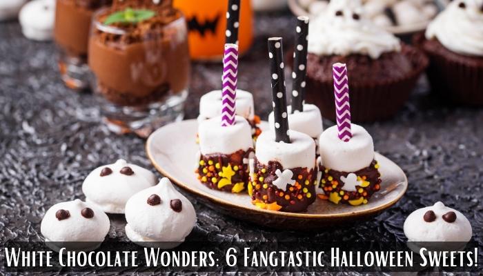 White Chocolate Wonders: 6 Fangtastic Halloween Sweets! 🦇✨